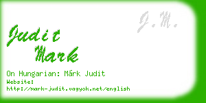 judit mark business card